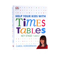 DK家庭教育工具书帮助你的孩子学习乘法英文原版 Help Your Kids With Times Tables 儿童数学基础知识家庭育儿学习技巧进口图书