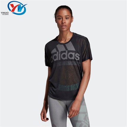 Adidas/阿迪达斯女子运动休闲圆领短袖T恤CW3874 CF4439 DQ2946