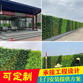 广州仿真植物墙绿植人造草坪草皮塑料假花工程围挡背景墙面装饰草