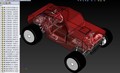 RC模型玩具遥控车3D图纸 SolidWorks设计 step格式