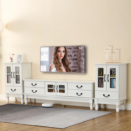 电视柜茶几组合简约现代家用欧式电视桌小户型客厅卧室电视机柜子