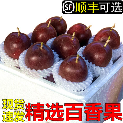 云南新鲜紫百香果10斤水果白香果当季特产现摘大果整箱包邮广西5