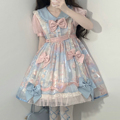 原创糖果op日常可爱少女洛丽塔甜系doll感短袖lolita连衣裙夏季