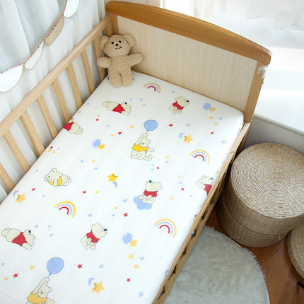 婴儿床床笠纯棉a类床罩儿童幼儿园床品宝宝新生儿定制拼接床床单