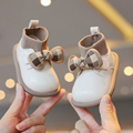 女童鞋子婴儿童学步鞋秋冬季单鞋1一2岁女宝宝袜子鞋软底小童皮鞋