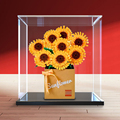 亚克力展示盒适用乐高40524/40460玫瑰花向日葵创意系列花束收纳