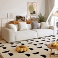 北欧意式极简奶油风科技布艺沙发客厅直排豆腐块双人三人位小户型