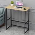 省空间可折叠电脑桌站立式工作台家用站着办公学习桌高脚写字桌子
