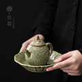复古陶瓷茶壶家用带过滤中式小壶带干泡承整套功夫茶具套装单壶