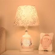 新欧式陶瓷台灯现代简约卧室床头灯喂奶客厅书房个性创意浪漫调光