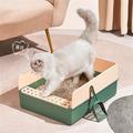 猫砂盆小号幼猫专用矮脚猫开放式猫厕所半封闭式猫沙盆子防外溅垫