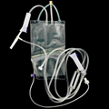 圣光一次性医用袋式输液器无菌带针头5.5/6号吊针打点滴输液管1套