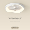 北欧极简主卧室灯现代简约隐形电扇灯2023年新款一体风扇房间灯具