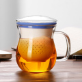 高硼硅耐热玻璃茶杯茶水分离陶瓷内胆泡茶杯家用办公室透明杯子