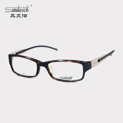 正品Sandwich/三文治板材超轻近视眼镜框全框男款镜架配镜S965