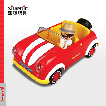 silverlit银辉萌趣车手动版含威威人偶儿童女孩玩具过家家礼物