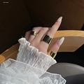 轻奢小众设计两件套开口戒指女时尚个性网红同款精致食指指环