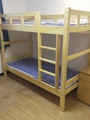 实木上下床高低双层床学生上下铺松木床员工宿舍床双人床北京送货