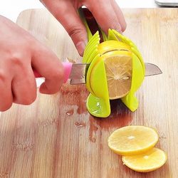 柠檬切片器多功能水果分割器带把手番茄西红柿切片家用切柠檬工具