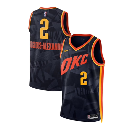 NBA雷霆队2号亚历山大7号霍姆格球衣篮球服运动背心套装