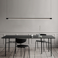 定制极简吊灯餐厅餐桌吧台办公室现代简约创意北欧设计师LED长条