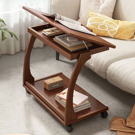 实木沙发边几边柜可移动现代简约新款小户型家用客厅省空间小边桌