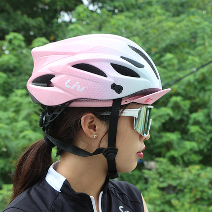 正品giant捷安特头盔山地公路自行车一体骑行装备安全帽尾灯男女