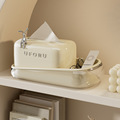 亚克力纸巾盒家用客厅桌面多功能纸抽盒卫生间厕所创意弹簧抽纸盒