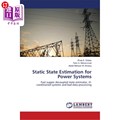 海外直订Static State Estimation for Power Systems 电力系统静态状态估计