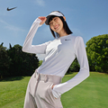 Nike耐克官方DRI-FIT UV女防晒速干长袖印花高尔夫上衣夏季DH2069