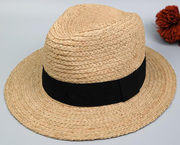 63cm大码帽子草帽女夏天韩版潮拉菲草大头围男沙滩遮阳帽有大小号