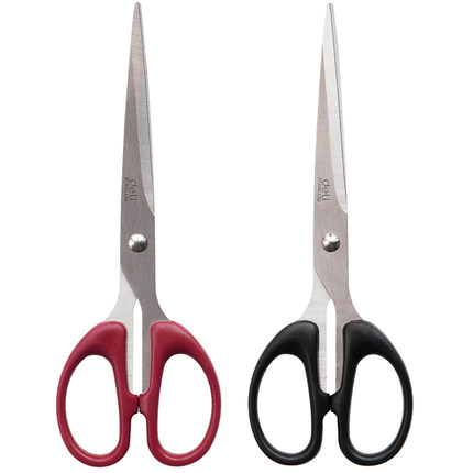 得力剪刀6009 大号办公剪纸刀 优质不锈钢美工剪刀 家用缝纫剪刀