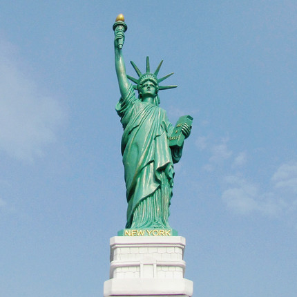 美国自由女神摆件世界知名地标建筑模型雕像树脂工艺品家居装饰品