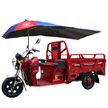 新品电动三轮车雨棚电瓶摩托雨伞遮阳防晒挡风防雨加厚超大折叠式