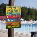 速发Pool Rules Sign, Indoor/Outdoor Swimming Pool Decoration