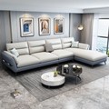 北欧布艺沙发大小户型客厅整装家具现代简约乳胶科技布沙发组合