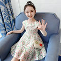 急速发货儿童裙子夏季女童韩版洋气连衣裙中小童甜美可爱公主裙亚