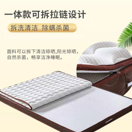 速发郑州2米x2米2床垫椰棕学生宿舍弹簧垫硬垫折叠定做乳胶棕榈榻