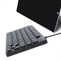 小袋鼠DS-9815有线迷你商务办公笔记本铁板超薄工控机键盘.USB接