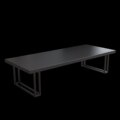 黑色大型实木会议桌长桌现代职员办公电脑桌简约长方形会议室桌椅