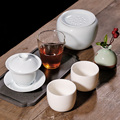 德化高白瓷家用大号主人杯单杯子纯白色单只功夫茶杯W陶瓷单个茶