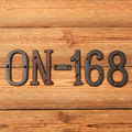 铸铁字母数字墙面装饰门牌号码工业风立体形象墙房间柜子编号挂件