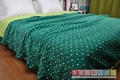 韩国云丝绒绗缝夹棉加厚床盖床单毛毯短毛绒防滑毯子秋冬保暖双人