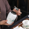厂羊脂玉功夫茶具套装德化白瓷盖碗茶杯办公家用商务高档伴手礼新