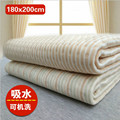 彩棉隔尿垫1.8x2米1.5防水超大可洗纯棉双面婴儿大号双人床笠床垫