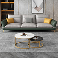 轻奢极简科技布客厅整装布艺沙发中小户型乳胶三人位组合北欧现代
