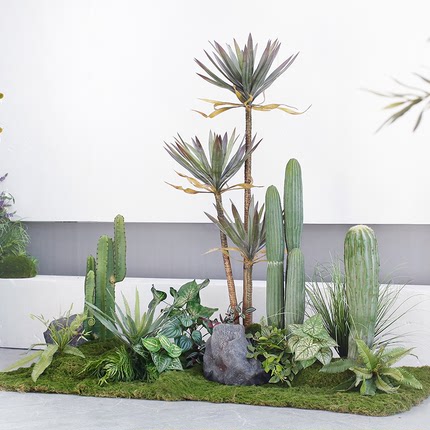 仿真绿植沙生植物仙人柱 沙漠植物造景 橱窗装饰场景布置大型室内