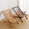楠竹躺椅折叠椅休闲椅子木质现代简约办公室时尚午休加宽躺椅竹椅