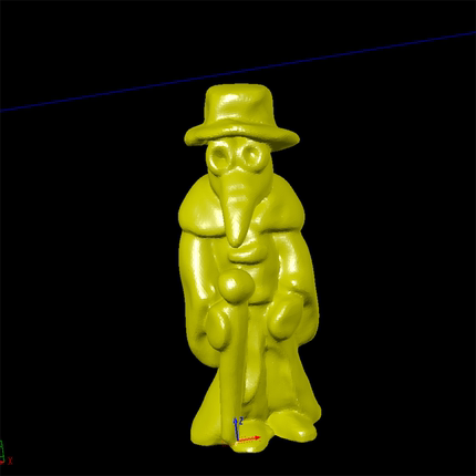 瘟疫医生乌鸦鸟黑暗地牢恐三维立体stl文件雕刻机3D打印模型素材