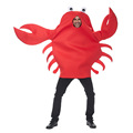 万圣节红色螃蟹龙虾扮演服人偶装搞怪演出服虾兵蟹将cosplay服装